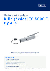 Kilit gövdesi TS 5000 E Hy 3-6 Ürün veri sayfası TR