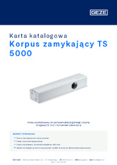 Korpus zamykający TS 5000 Karta katalogowa PL