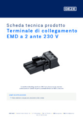 Terminale di collegamento EMD a 2 ante 230 V Scheda tecnica prodotto IT