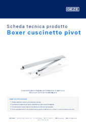 Boxer cuscinetto pivot Scheda tecnica prodotto IT