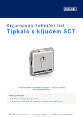 Tipkalo s ključem SCT Sigurnosno-tehnički list HR