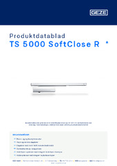TS 5000 SoftClose R  * Produktdatablad NB