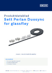 Sett Perlan Duosync for glassfløy Produktdatablad NB