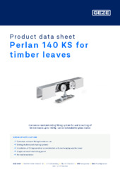 Perlan 140 KS for timber leaves Product data sheet EN