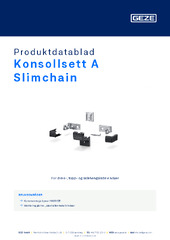 Konsollsett A Slimchain Produktdatablad NB