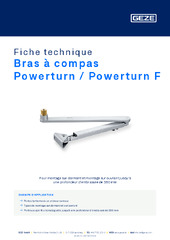 Bras à compas Powerturn / Powerturn F Fiche technique FR
