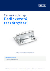 Padlóvezető faszárnyhoz Termék adatlap HU
