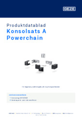 Konsolsats A Powerchain Produktdatablad SV