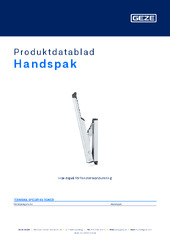 Handspak Produktdatablad SV