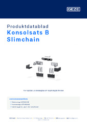 Konsolsats B Slimchain Produktdatablad SV
