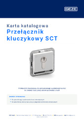 Przełącznik kluczykowy SCT Karta katalogowa PL