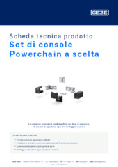 Set di console Powerchain a scelta Scheda tecnica prodotto IT
