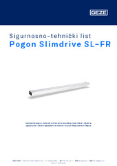 Pogon Slimdrive SL-FR Sigurnosno-tehnički list HR
