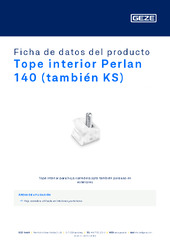 Tope interior Perlan 140 (también KS) Ficha de datos del producto ES