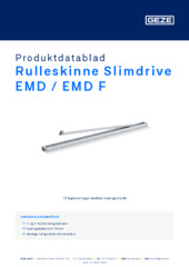 Rulleskinne Slimdrive EMD / EMD F Produktdatablad DA