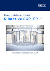 Slimdrive SCR-FR  * Produktdatenblatt DE