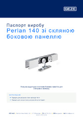 Perlan 140 зі скляною боковою панеллю Паспорт виробу UK