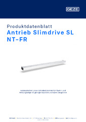 Antrieb Slimdrive SL NT-FR Produktdatenblatt DE