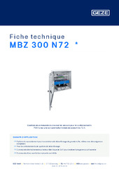 MBZ 300 N72  * Fiche technique FR
