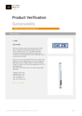 Product declaration (LEED, DGNB, EPD) EN (1805176)
