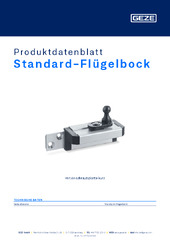 Standard-Flügelbock Produktdatenblatt DE