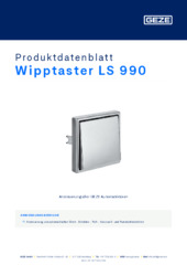 Wipptaster LS 990 Produktdatenblatt DE