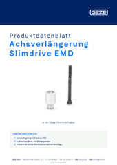 Achsverlängerung Slimdrive EMD Produktdatenblatt DE