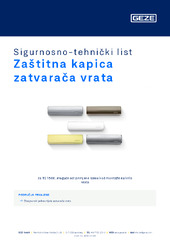 Zaštitna kapica zatvarača vrata Sigurnosno-tehnički list HR