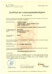 Zertifikat DE (763504)