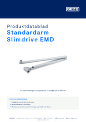 Standardarm Slimdrive EMD Produktdatablad SV