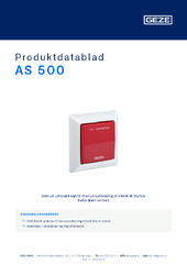 AS 500 Produktdatablad DA
