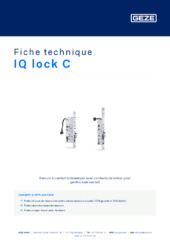 IQ lock C Fiche technique FR