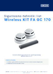 Wireless KIT FA GC 170 Sigurnosno-tehnički list HR