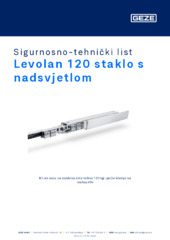 Levolan 120 staklo s nadsvjetlom Sigurnosno-tehnički list HR