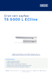 TS 5000 L ECline Ürün veri sayfası TR