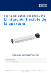 Limitación flexible de la apertura Ficha de datos del producto ES