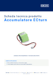 Accumulatore ECturn Scheda tecnica prodotto IT