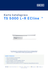 TS 5000 L-R ECline  * Karta katalogowa PL