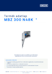 MBZ 300 N48K  * Termék adatlap HU