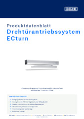 ECturn Produktdatenblatt DE