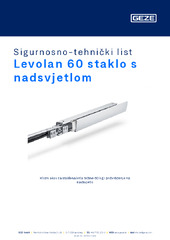 Levolan 60 staklo s nadsvjetlom Sigurnosno-tehnički list HR