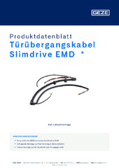 Türübergangskabel Slimdrive EMD  * Produktdatenblatt DE