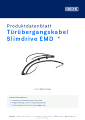 Türübergangskabel Slimdrive EMD  * Produktdatenblatt DE