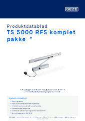 TS 5000 RFS komplet pakke  * Produktdatablad DA