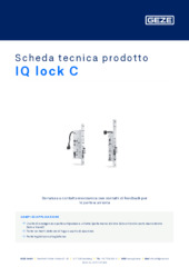 IQ lock C Scheda tecnica prodotto IT