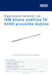 ISM klizna vodilica TS 5000 prevelike duljine Sigurnosno-tehnički list HR