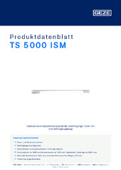 TS 5000 ISM Produktdatenblatt DE