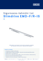 Slimdrive EMD-F/R-IS  * Sigurnosno-tehnički list HR