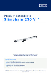 Slimchain 230 V  * Produktdatenblatt DE
