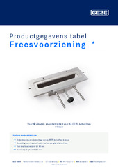 Freesvoorziening  * Productgegevens tabel NL